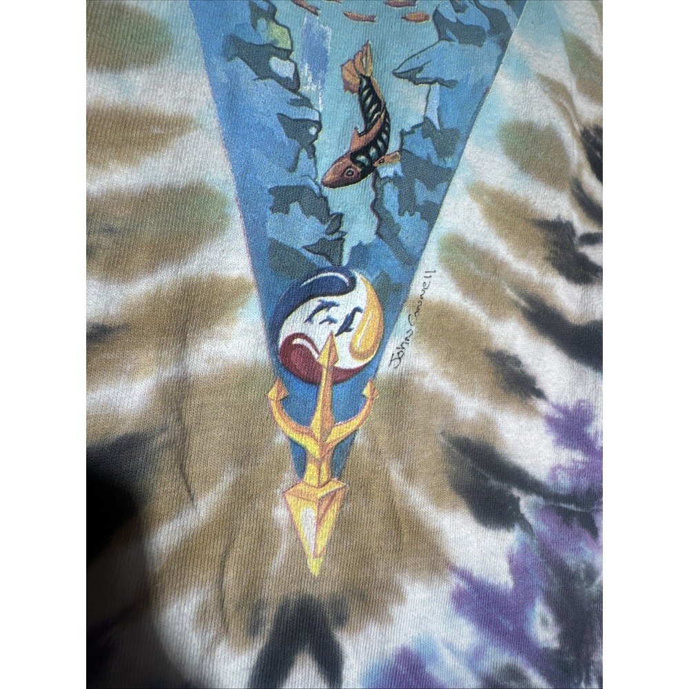 Vintage 1990 Liquid Blue Atlantis Kingdom T Shirt John Connell FOTL Tag AOP XXL - Picture 7 of 16